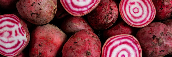 Candy Cane Striped Beets